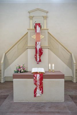 Altar- und Kanzelparament Rot